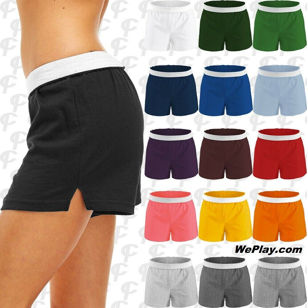 Soffe Womens Cheerleading Dance Gym Shorts 15 Colors Xs - 3xl W Free Shipping