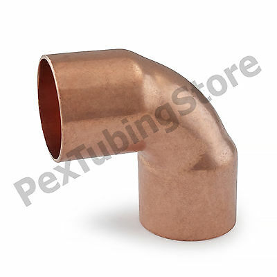 (10) 1" C X 1" C 90-degree Copper Elbows
